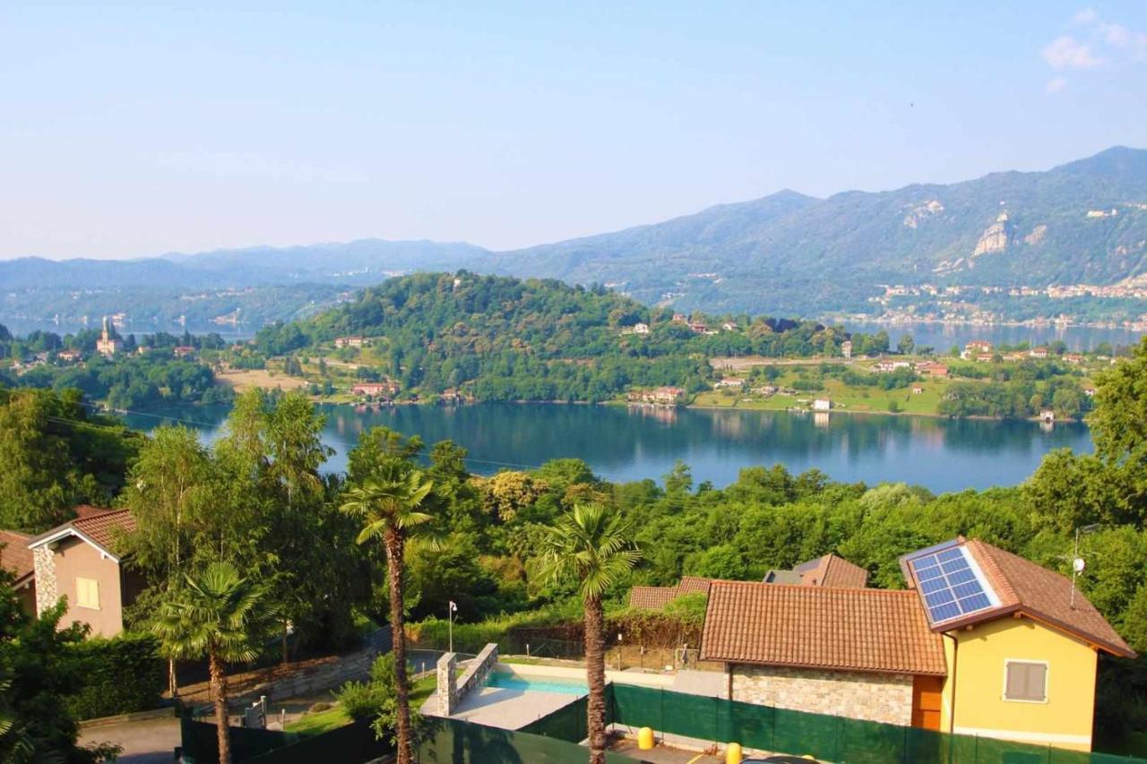 Domus Cusiana Complesso Vista Lago E Piscina Miasino Eksteriør billede